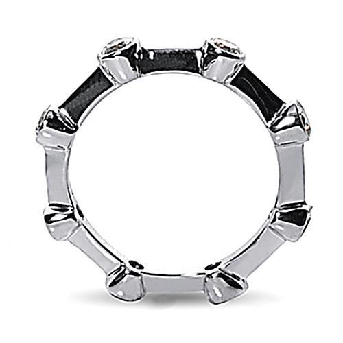 0,90 Karat Echt Diamanten Eternity Band Damenring Neu