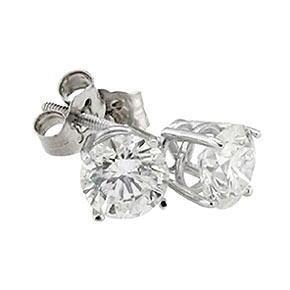 0.50 Karat runder Echt Diamant-Ohrstecker