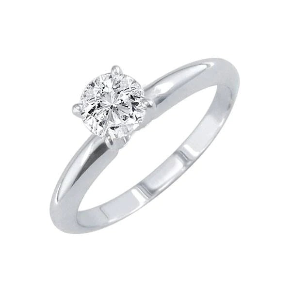 1-Karat-Echt Aus der Erde Abgebauter Natürlicher Diamantring für jeden Anlass