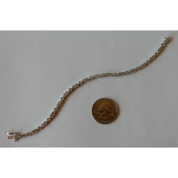 1 Karat Natürliche Diamantarmband