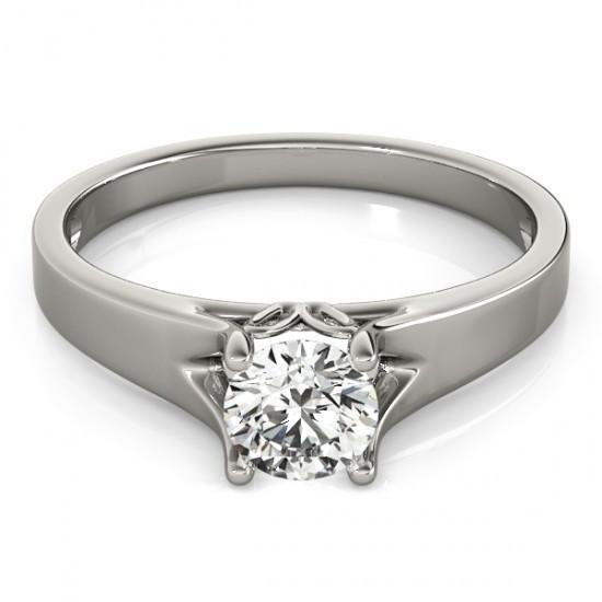 1 ct. Echt Diamant-Solitärring Gold-Verlobungsschmuck