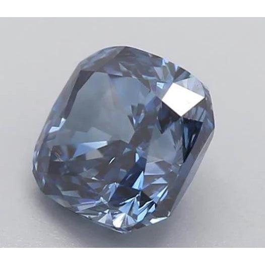 Blauer Saphir Cushion Loose Sapphires Natural in Gold – Seitenansicht