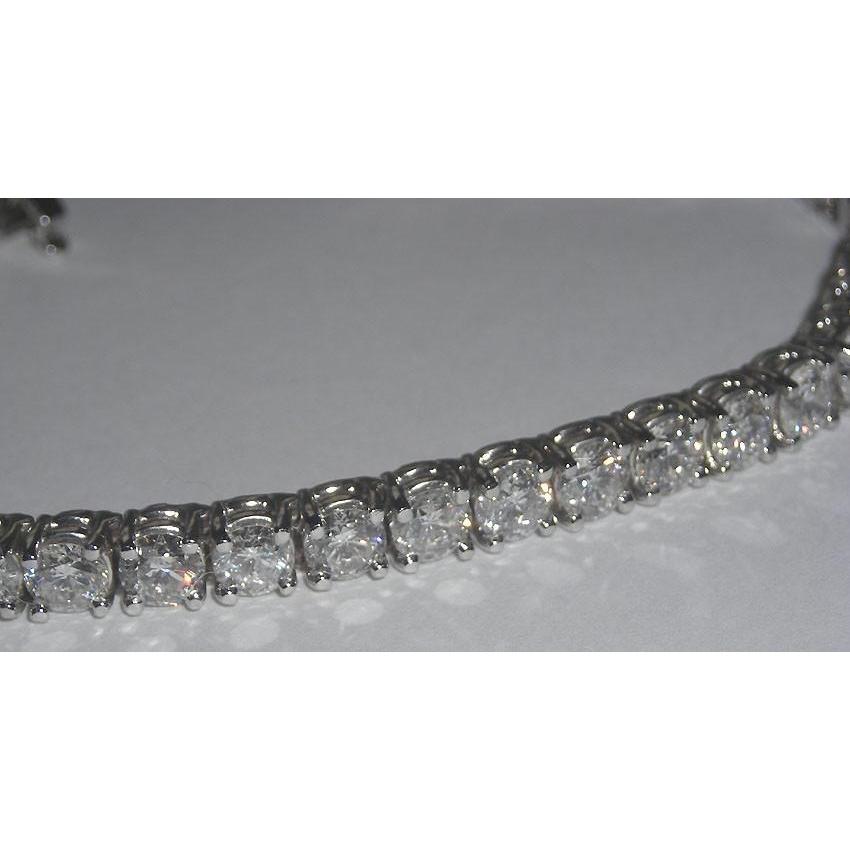 12.80 karat diamant tennisarmband weißgold 14k schmuck