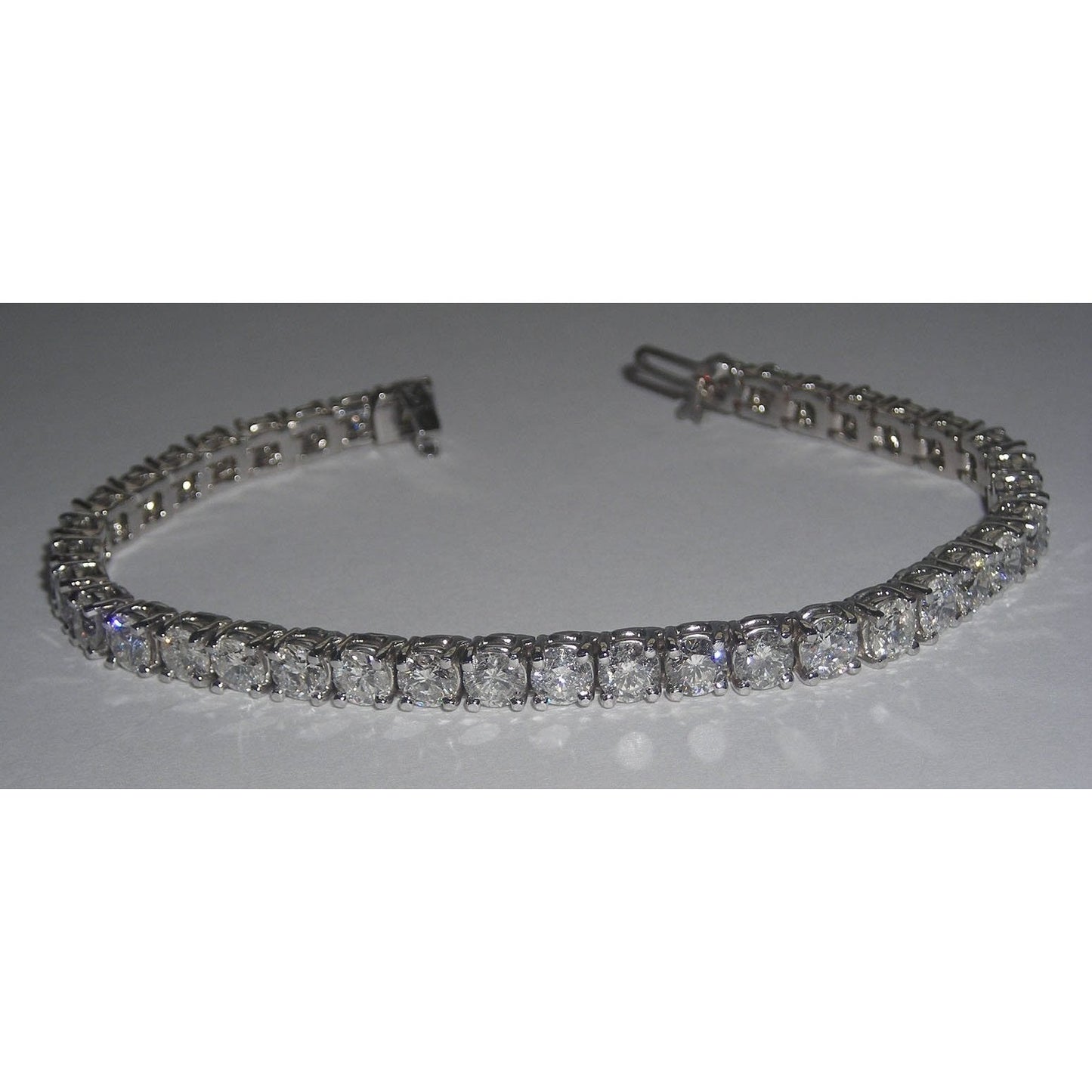 12.80 karat diamant tennisarmband weißgold 14k schmuck