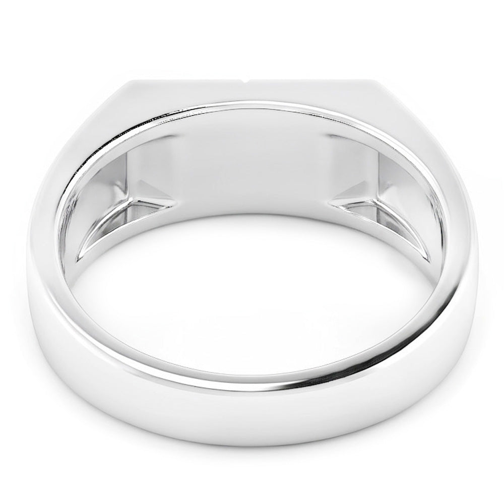 14 Karat Weißgold Diamant Einzelstein-Ring – 1-Karat Old Mine Cut