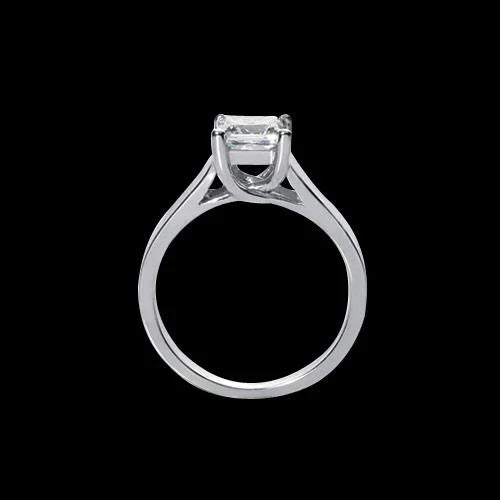 1,5 ct Gold-Prinzessin-Echt Diamantring