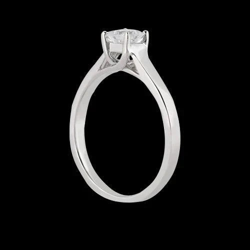 1,5 ct Gold-Prinzessin-Echt Diamantring
