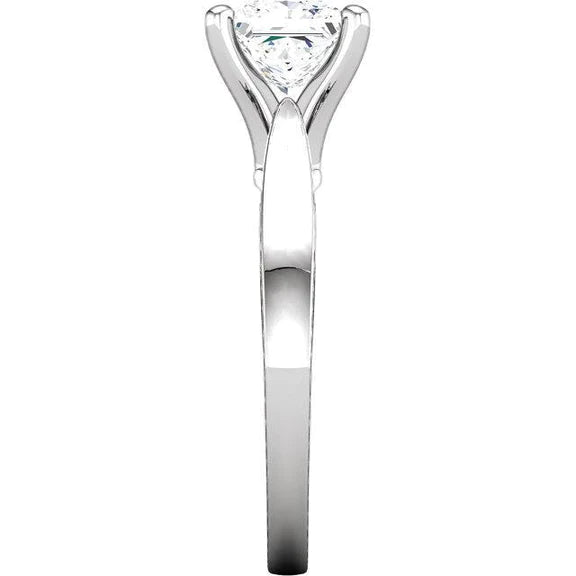1,50 Karat Solitärring mit Prinzessinnen-Echt Diamant