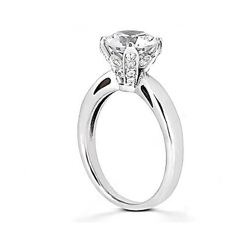 1,57 ct. Echt Aus der Erde Abgebauter Natürlicher Diamant-Verlobungs-Solitärring Gold Neu