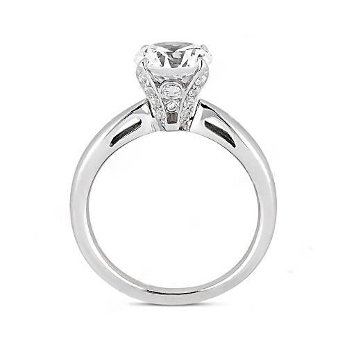 1,57 ct. Echt Aus der Erde Abgebauter Natürlicher Diamant-Verlobungs-Solitärring Gold Neu
