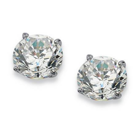 1,60 karat vier zinken set runder diamant ohrstecker schmuck neu