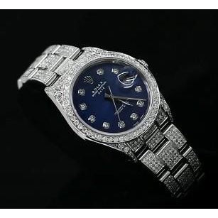 Ausgefroren Brauch Diamant Rolex
