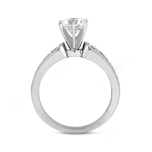 1,75 ct. Echt Diamanten Drei Steine Ring Engagement Weißgold Schmuck