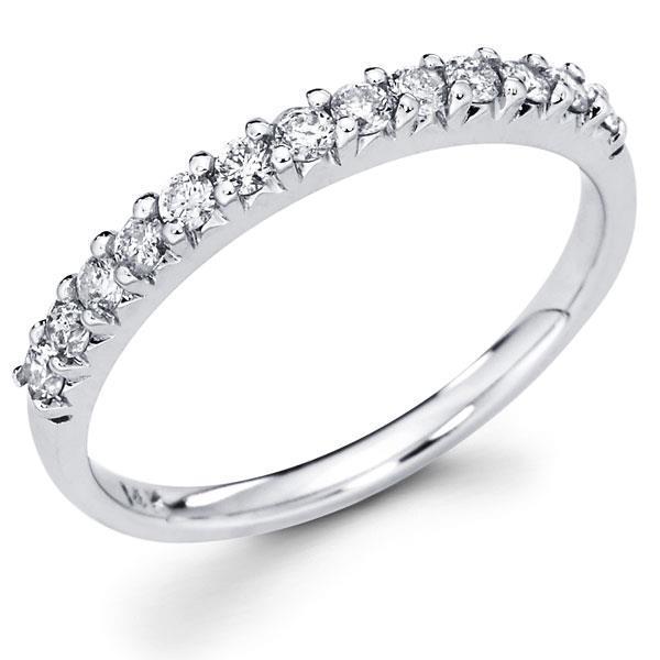 1,95 ct runder Echt Diamant Half Eternity Ehering
