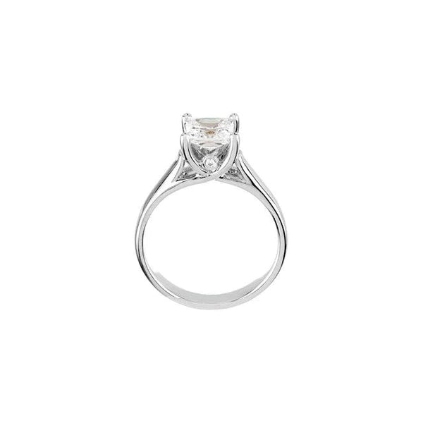 1.55 Karat Solitärring in Krappenfassung mit Prinzessinnen Echt diamant