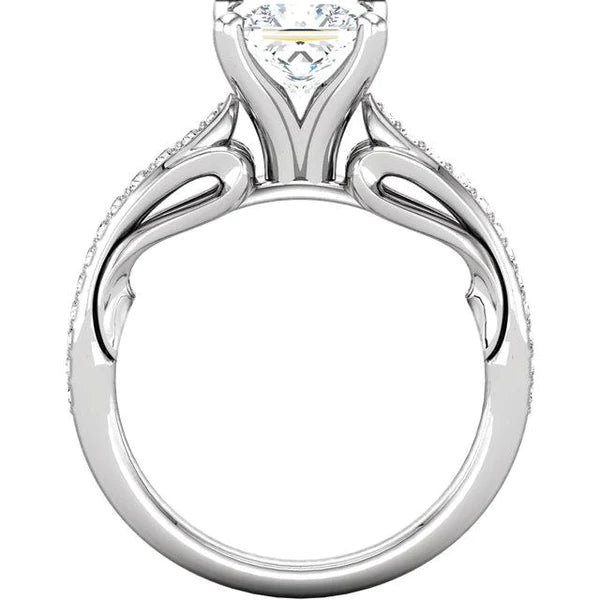 1.79 ct Princess & Runden Brilliant Echt Diamants Jubiläumsring Neu