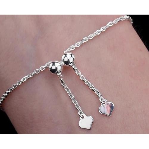 2 Karat Echt Diamant Armband Kreuz Krappen Set Damen