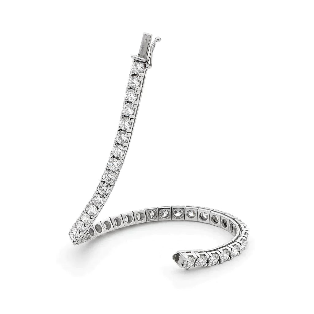 20-Zeiger-Echt-Diamant-Tennisarmband für Damen