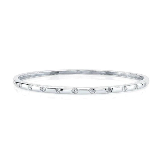 2,20 ct Brillantschliff Echt Diamant Damenarmband 14K Weißgold