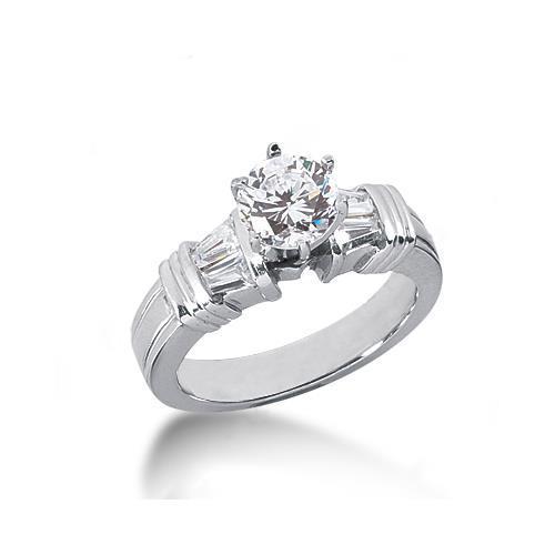 2,31 ct Echt Diamanten Jubiläumsring Weißgold Drei Steine