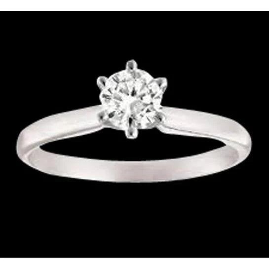 2,50 ct. Runder Echt Diamant-Solitär-Verlobungsring für Damen