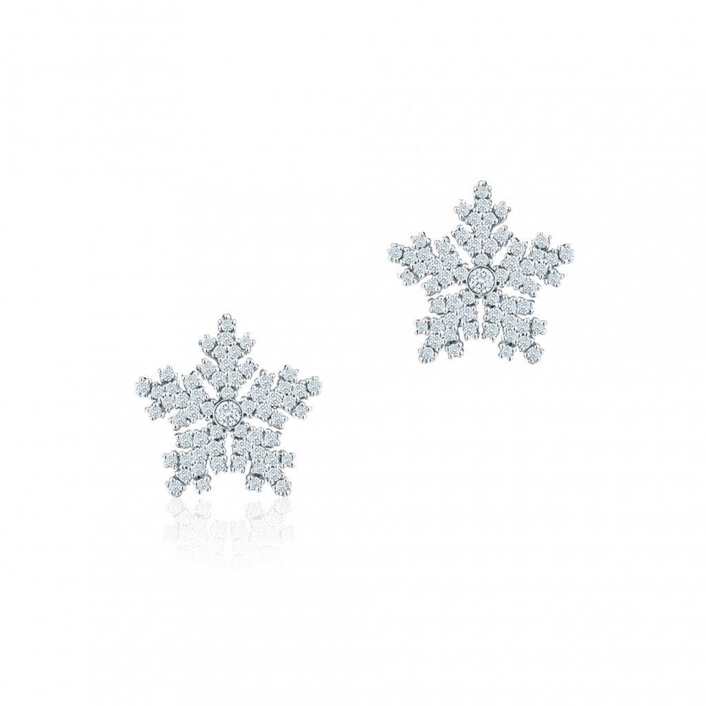 2,60 Karat runder Brillantschliff Echt Diamant Ohrstecker Halo Ohrring Weißgold 14K