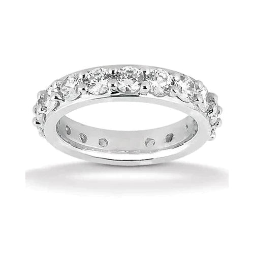 2,71 Karat Echt Damen Eternity Ehering Goldschmuck