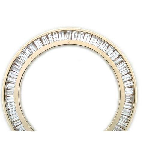 2,5 Karat Baguette-Diamant-Lünette für Damen, passend für alle Rolex Datejust-Uhrenmodelle