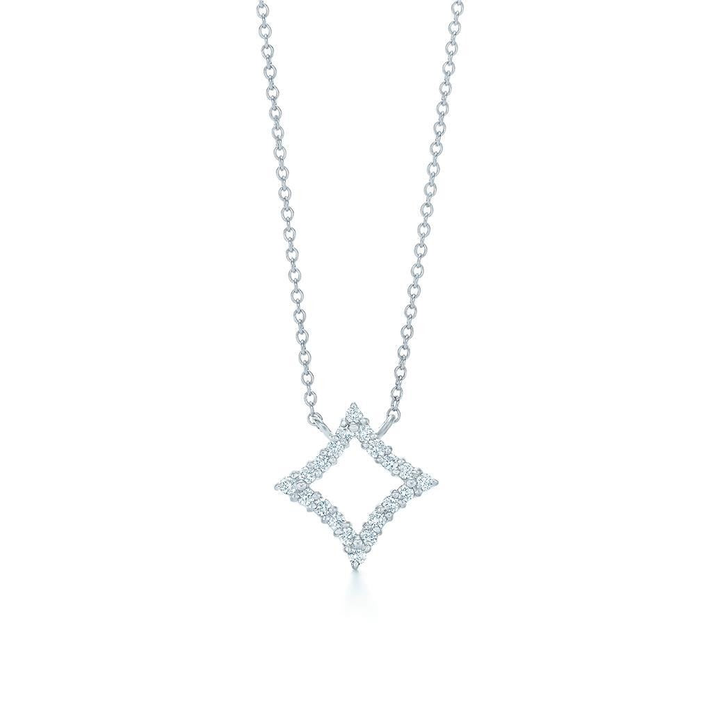 3 Karat Echt Runder Diamant Damen Halskette Anhänger Solide Weiß Gold 14K