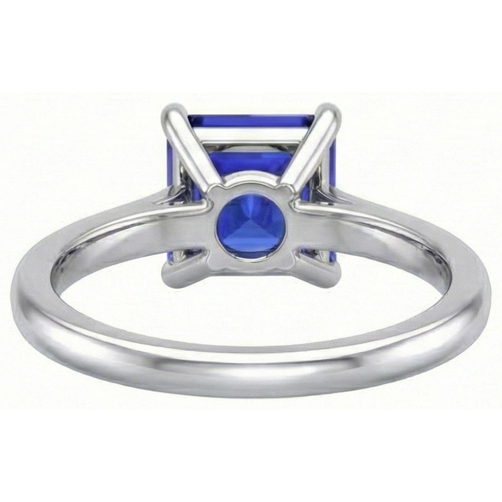 3 Karat Saphir-Edelstein-Verlobungsring