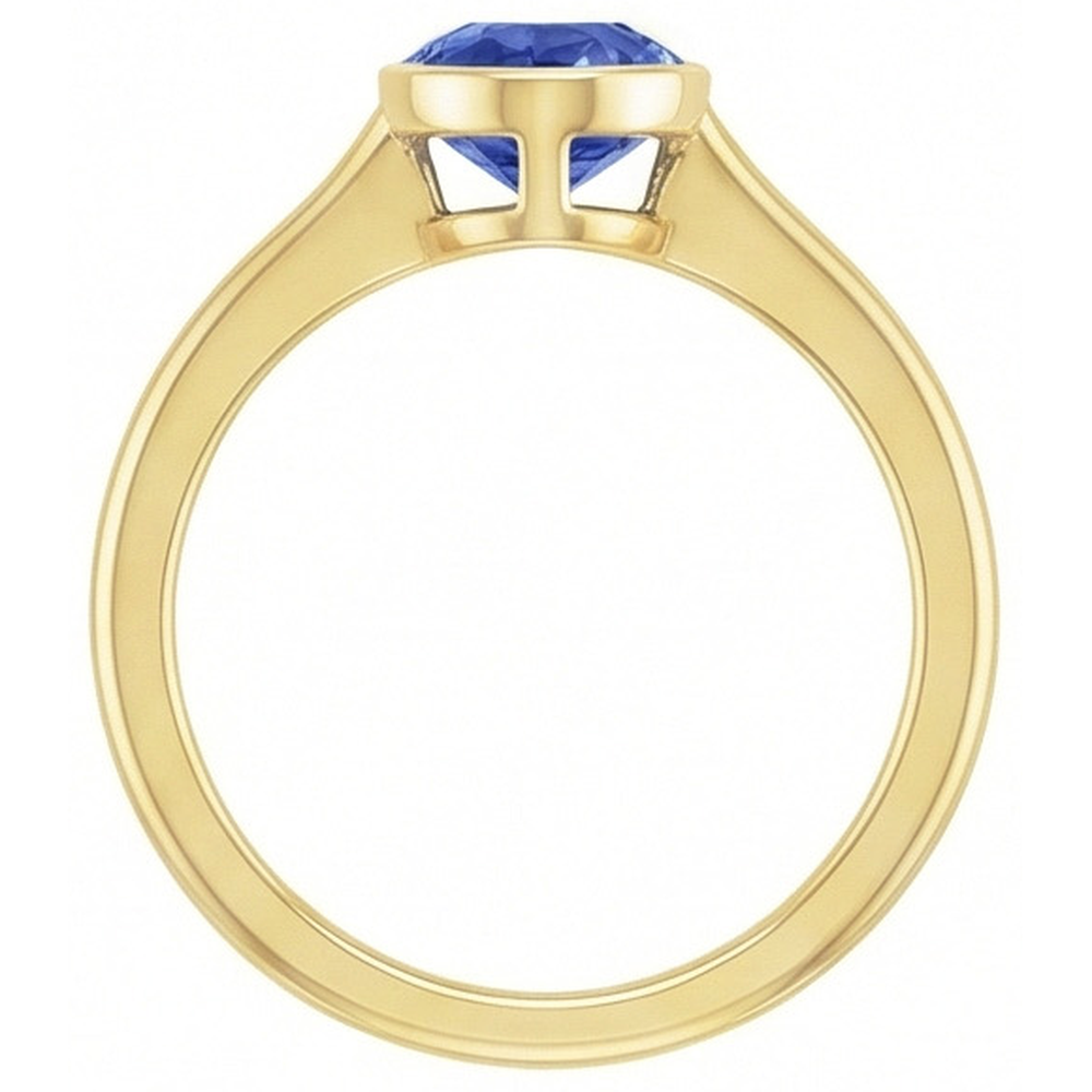 echter pear diamant 3Karat ring auf Weiß