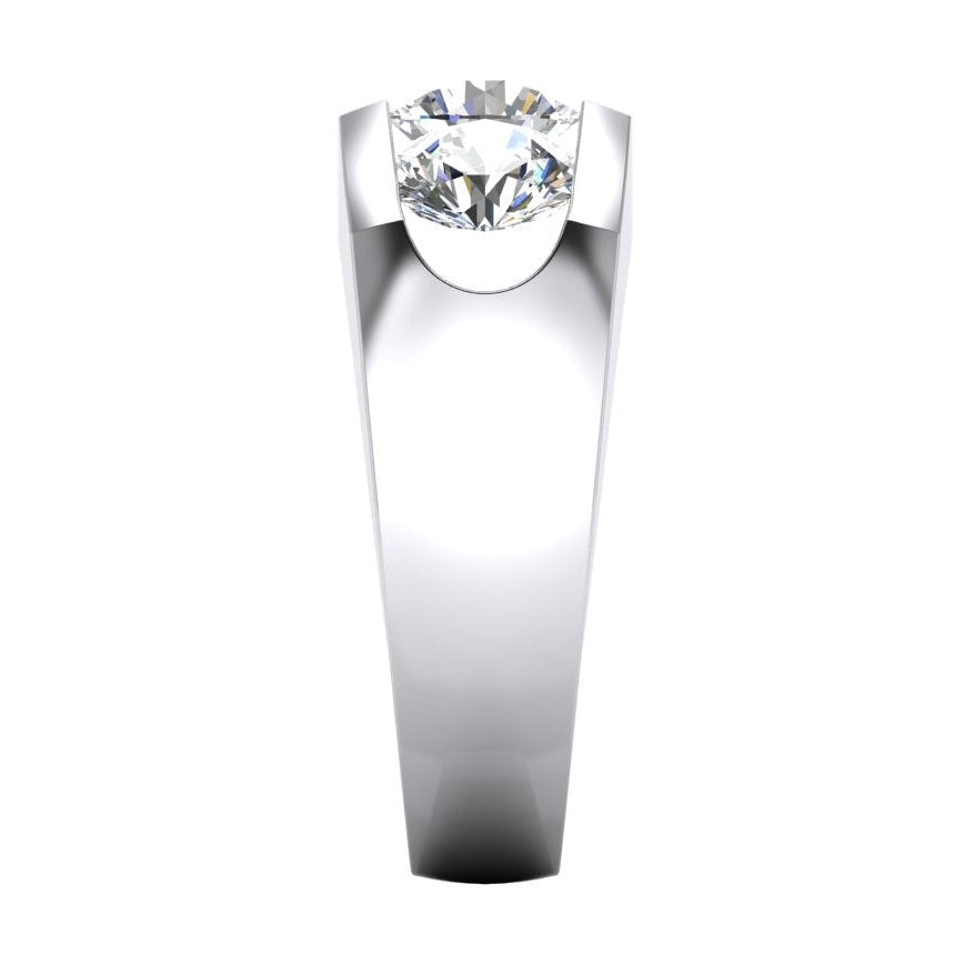 3 Stein Echt Diamant Herrenring Gold