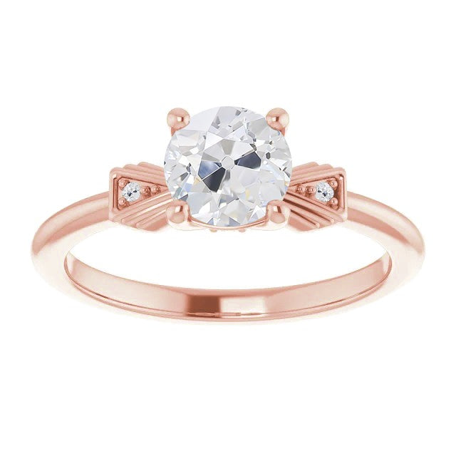 echter oval diamant 2.50Karat ring Vorderansicht