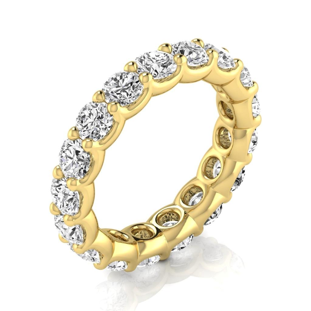 Brillanter Eternity Band 3,6 Karat – Seitenansicht