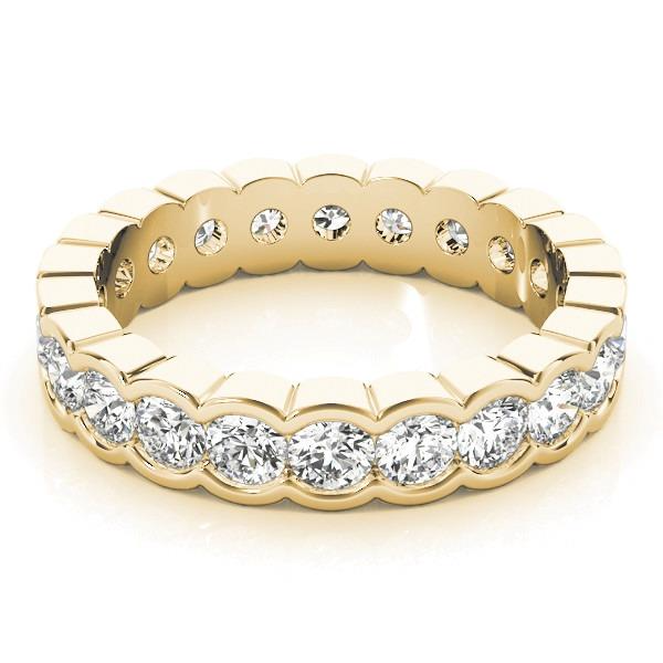 Hochwertiger Diamant Eternity Band 0,20 Karat – Seitenansicht