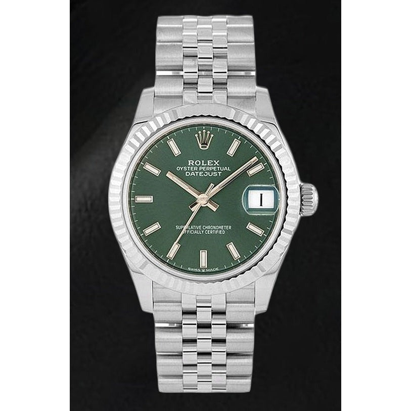 31 mm Rolex Datejust Mintgrüne