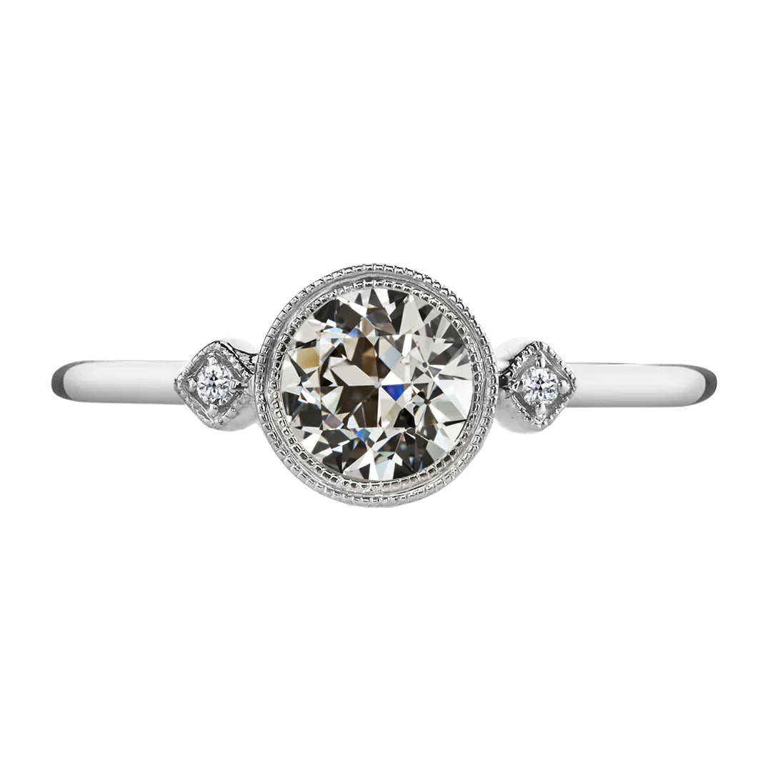 Schimmernder Edler Diamant Trilogie-Ring 2 Karat – Hauptansicht