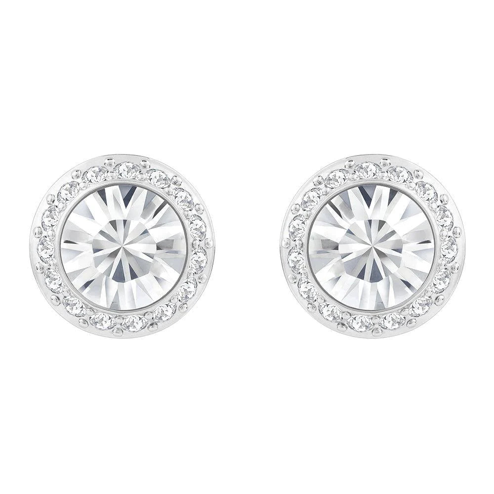 3.3 Karat funkelnde Echt Diamanten im Rundschliff Halo Ohrstecker Weißgold 14K