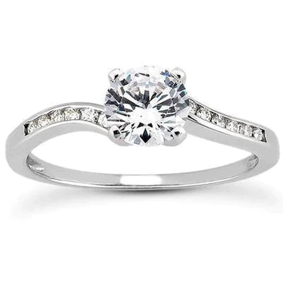 3.50 ct Rundschliff Echt Diamanten Jubiläumsring Split Shank Schmuck Neu
