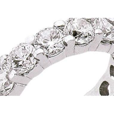 4,25 Karat Echt Diamant Ewigkeit Verlobungsband Schmuck Neu