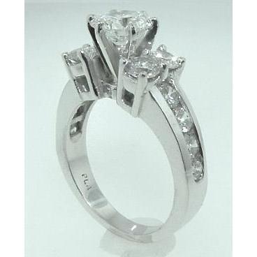 5 ct. Echt Diamant Ehering Weißgold 14K Damen Schmuck Neu
