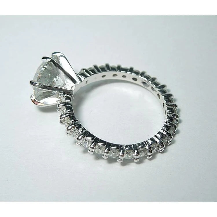 5,26 Karat Natürlich Diamant Eternity Verlobungsring 14K