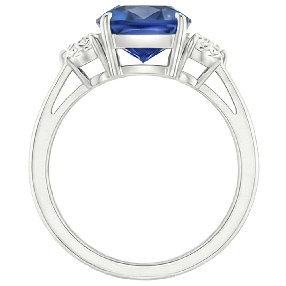 6 Carat Damen-Saphir-Verlobungsring