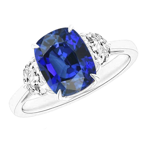 6 Carat Damen-Saphir-Verlobungsring