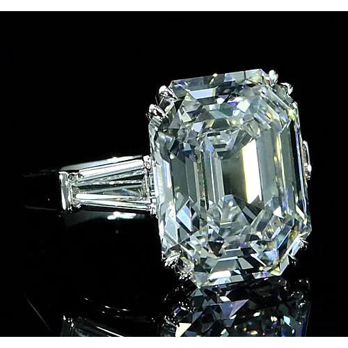 6 ct wunderschöner Smaragd-Diamantring a