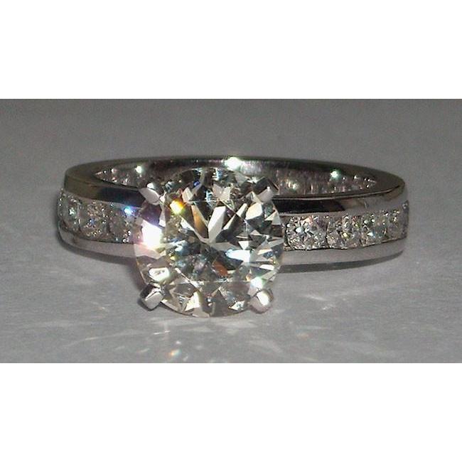 6,01 Karat Echt Diamant-Verlobungsring und Band-Set