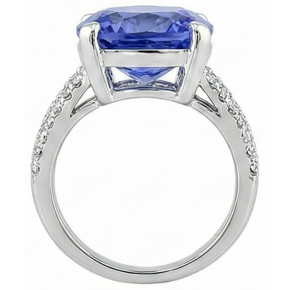 7 Ct natürlicher Saphir-Edelsteinring