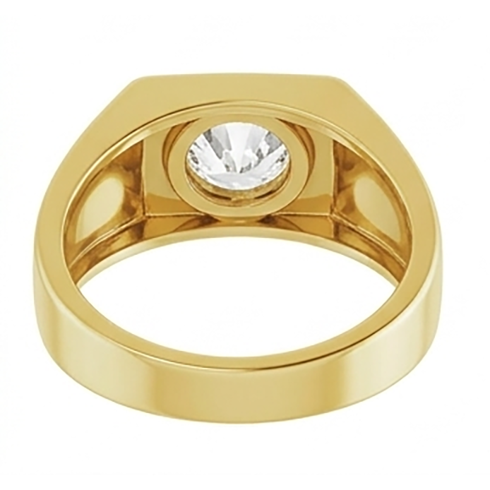 Antik-Kissen-Schliff Diamant Herrenring 1,50 Karat