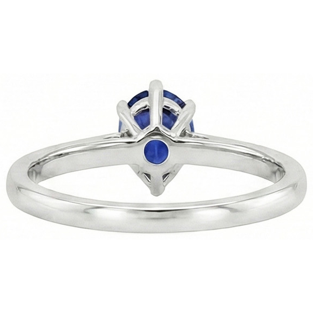 echter pear diamant 1Karat ring Profilansicht