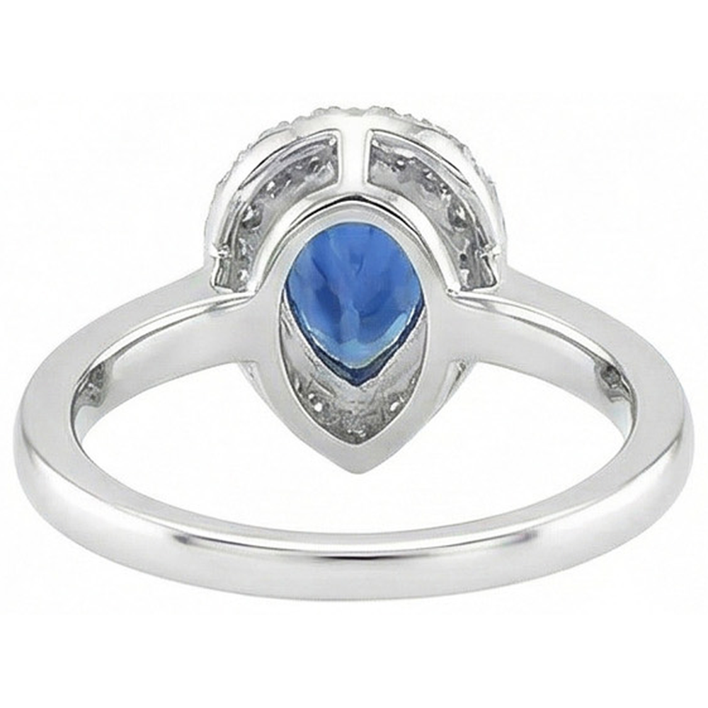 echter round diamant 3.30Karat ring auf Weiß
